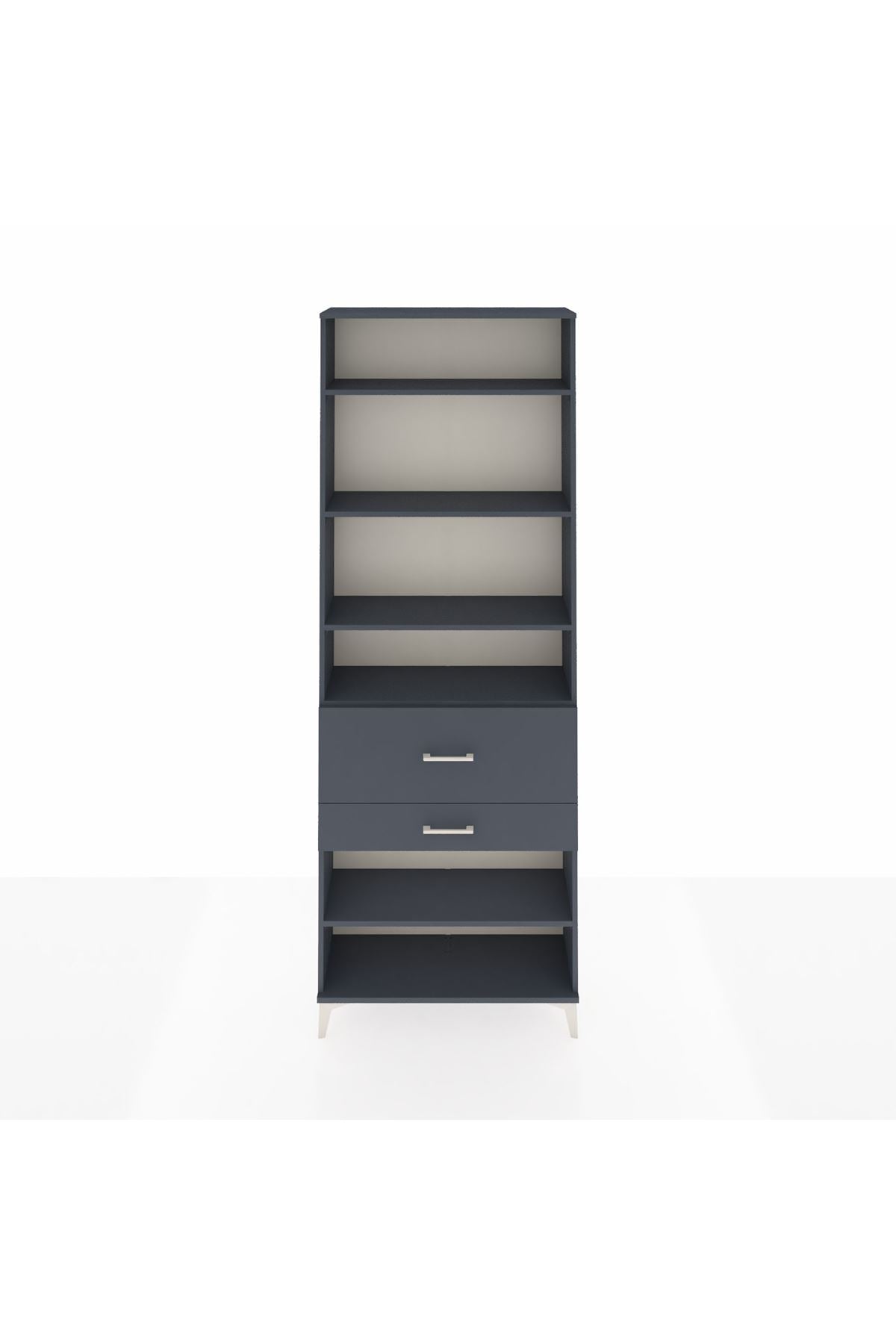 Arges Dolap 5 Raflı 2 Çekmeceli 88x30x243 - S33M080V5A
