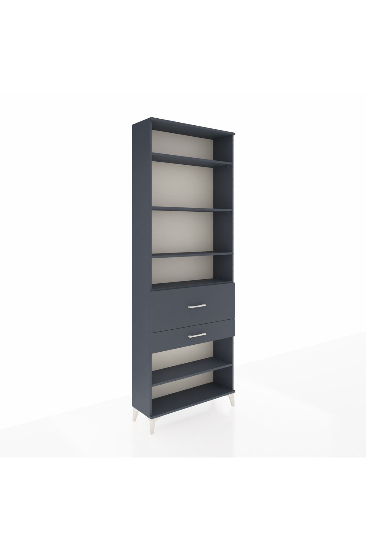 Arges Dolap 5 Raflı 2 Çekmeceli 88x30x243 - S33M080V5A