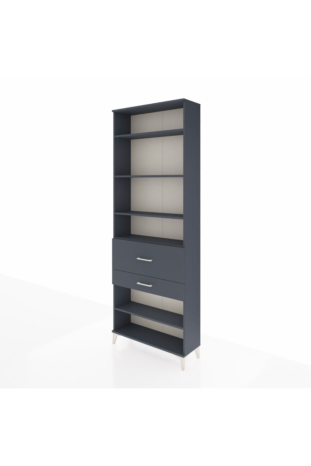 Arges Dolap 5 Raflı 2 Çekmeceli 88x30x243 - S33M080V5A