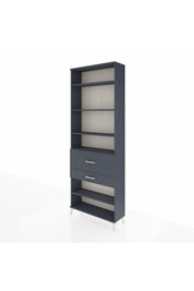 Arges Dolap 5 Raflı 2 Çekmeceli 88x30x243 - S33M080V5A