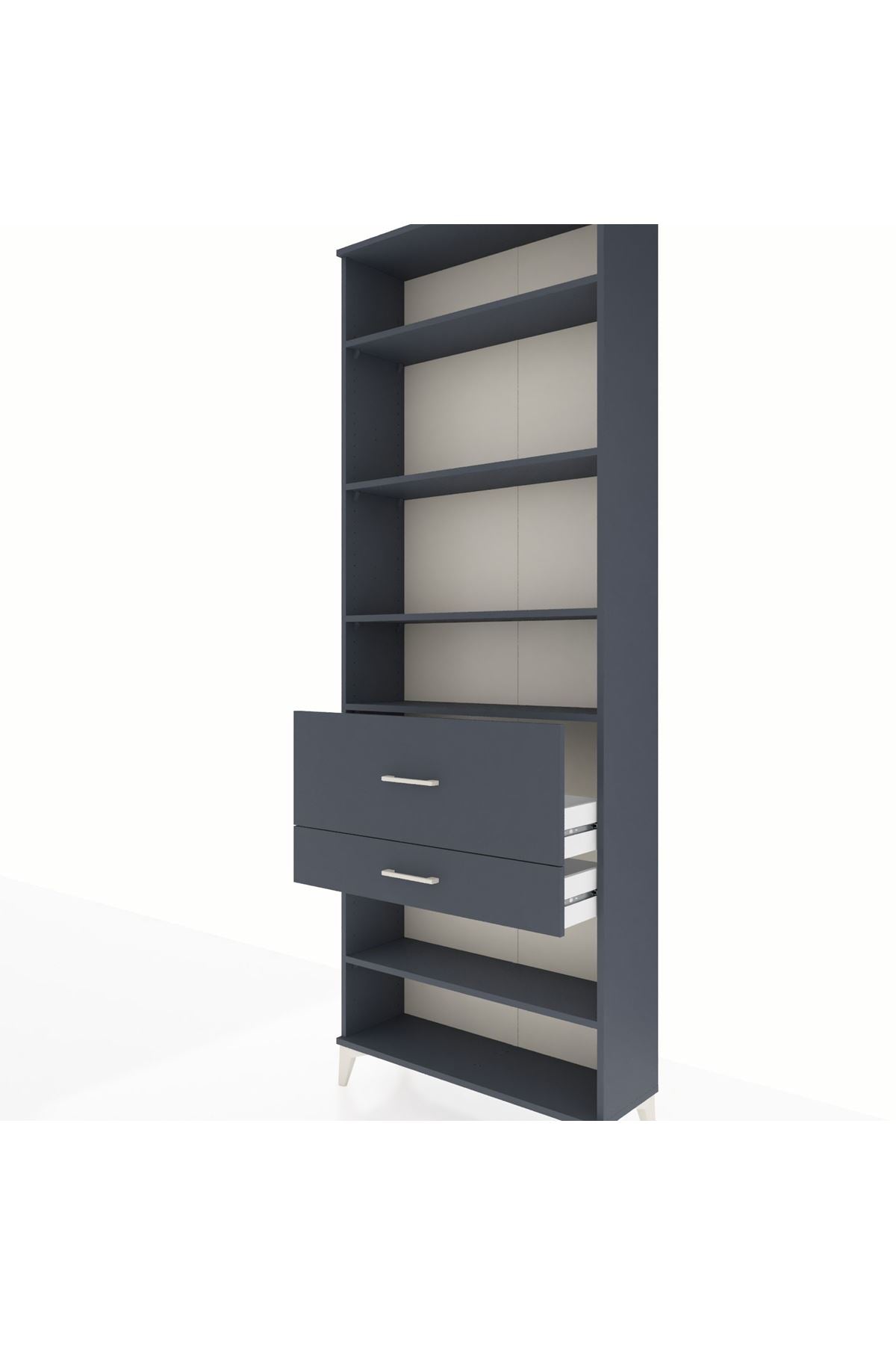 Arges Dolap 5 Raflı 2 Çekmeceli 88x30x243 - S33M080V5A
