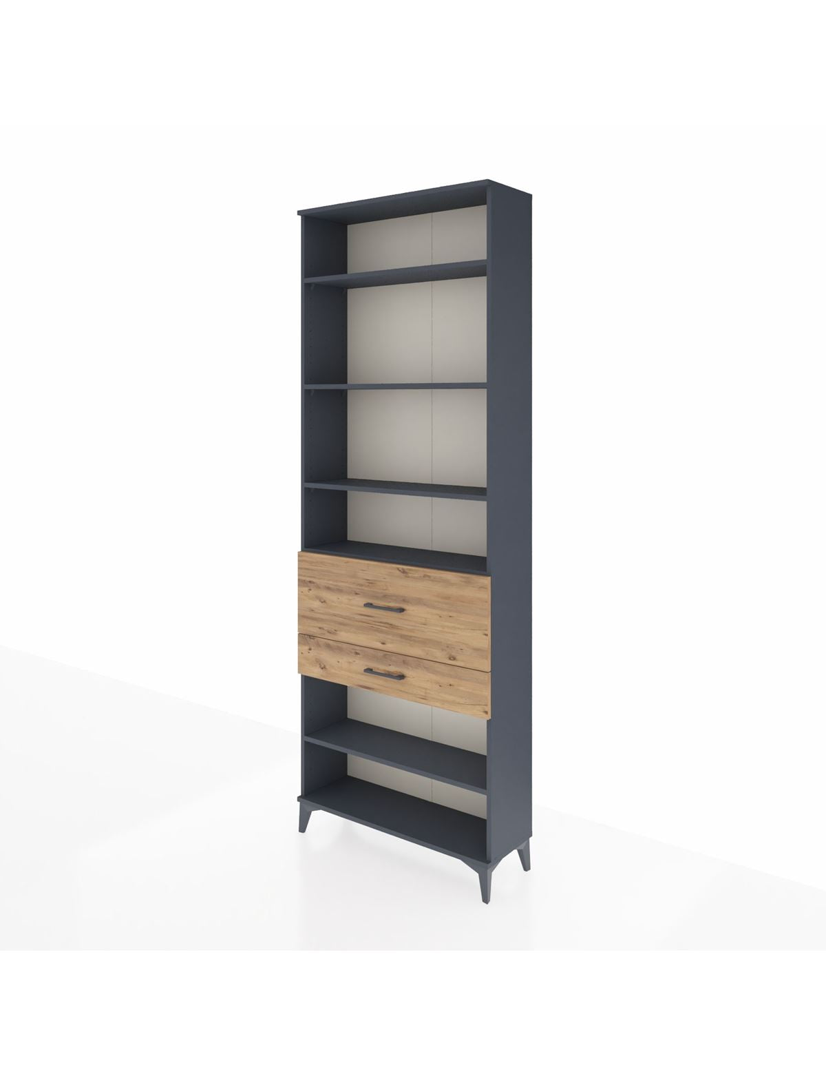 Arges Dolap 5 Raflı 2 Çekmeceli 88x30x243 - S33M080V6A