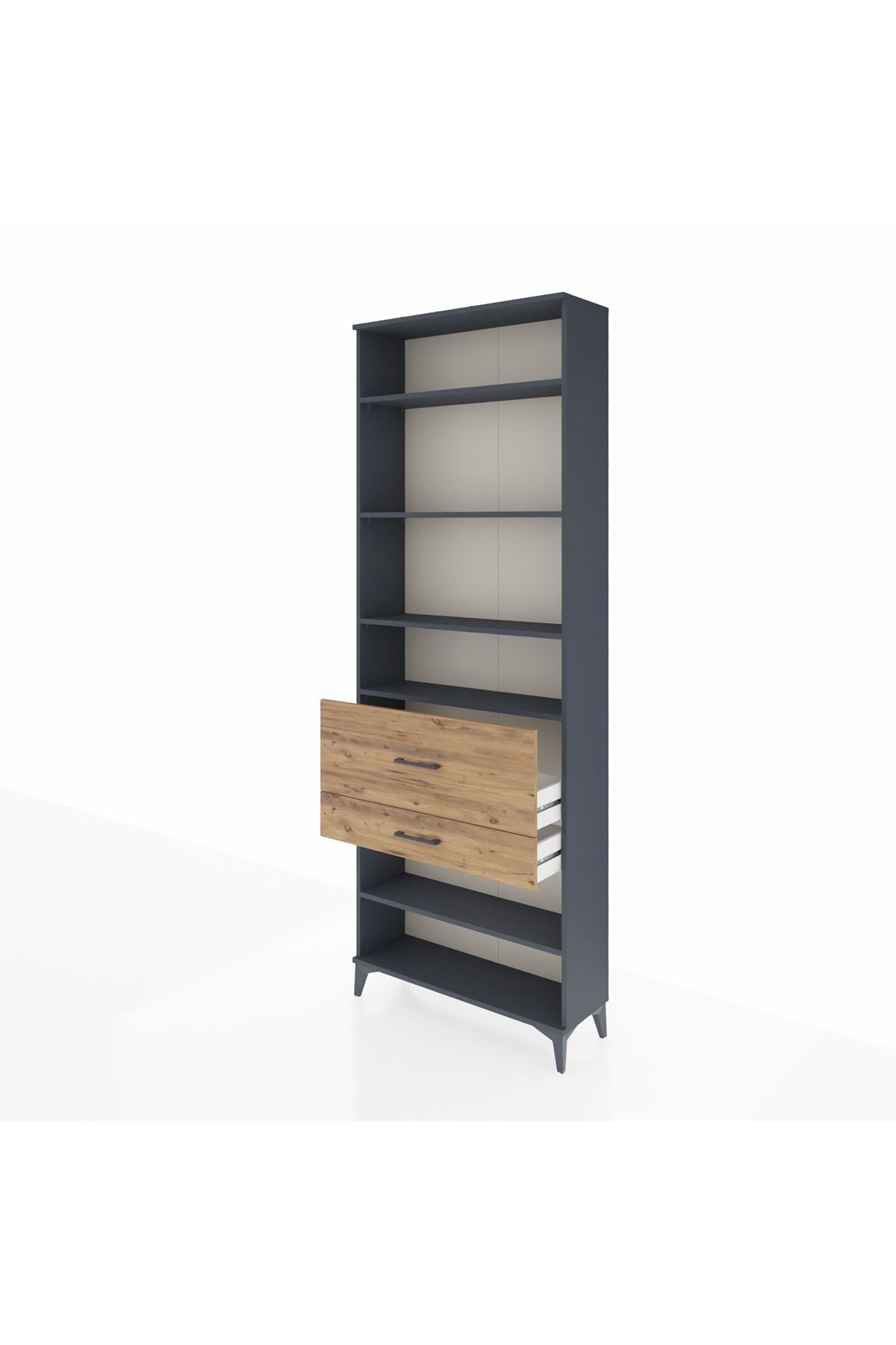 Arges Dolap 5 Raflı 2 Çekmeceli 88x30x243 - S33M080V6A