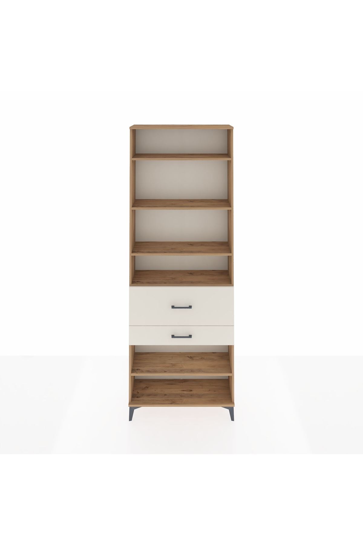Arges Dolap 5 Raflı 2 Çekmeceli 88x30x243 - S33M080V7A