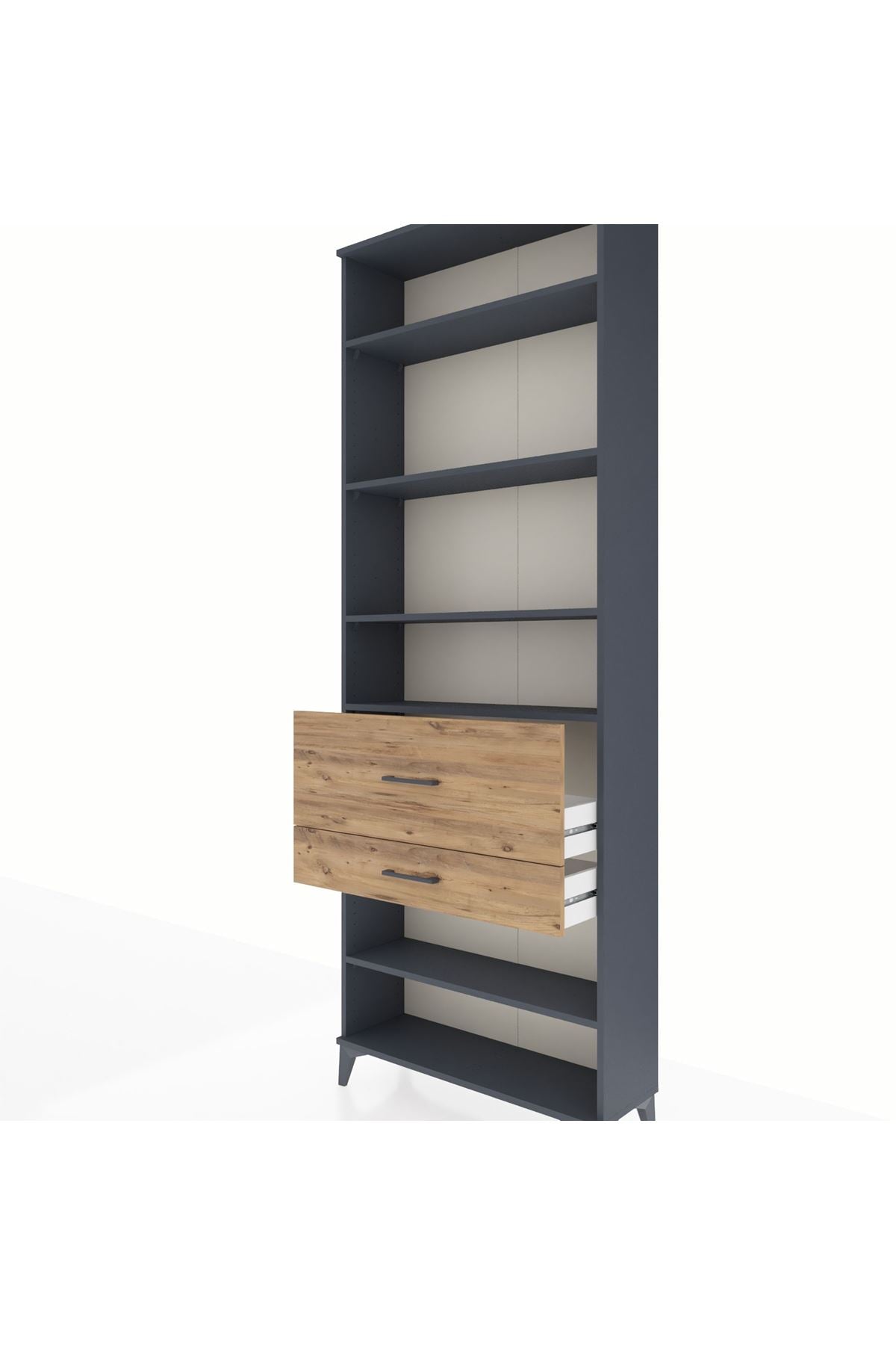 Arges Dolap 5 Raflı 2 Çekmeceli 88x30x243 - S33M080V6A