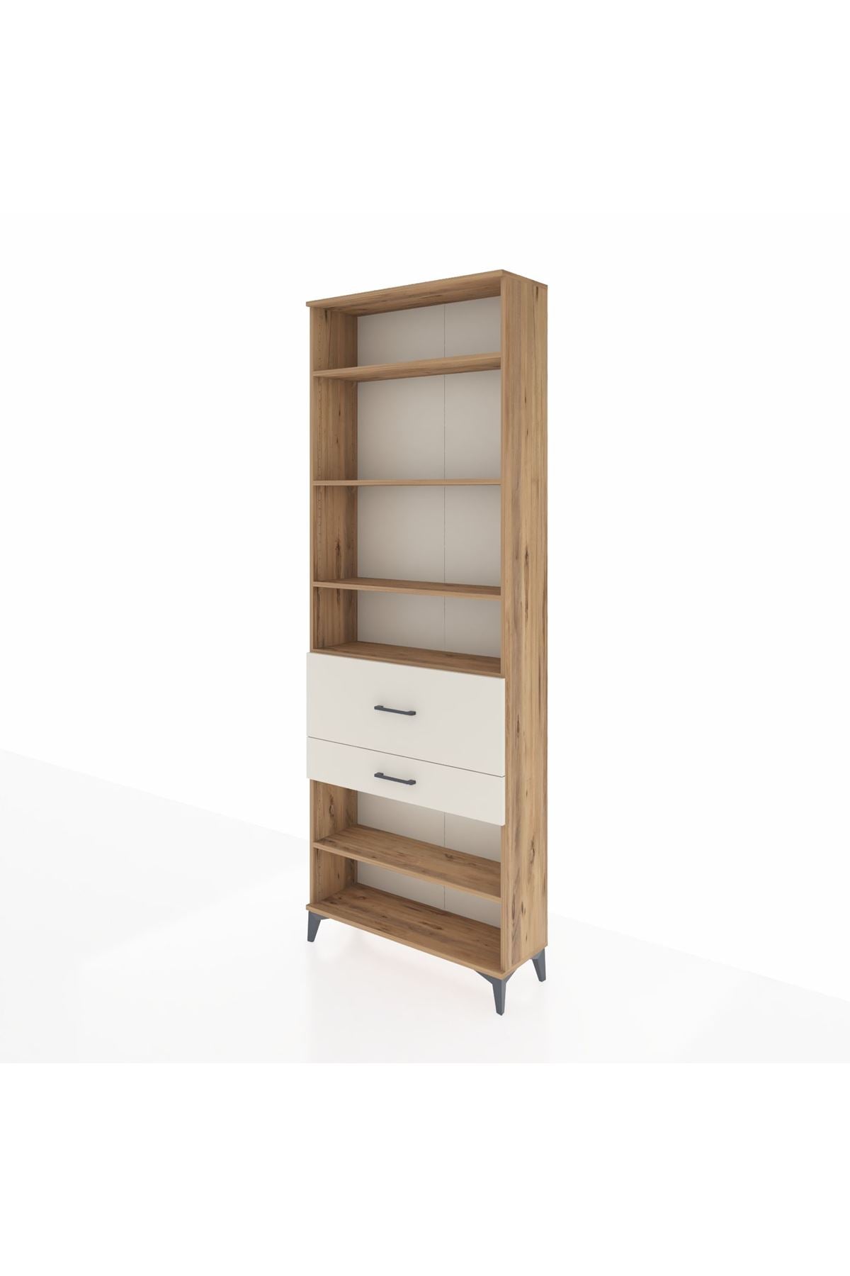 Arges Dolap 5 Raflı 2 Çekmeceli 88x30x243 - S33M080V7A