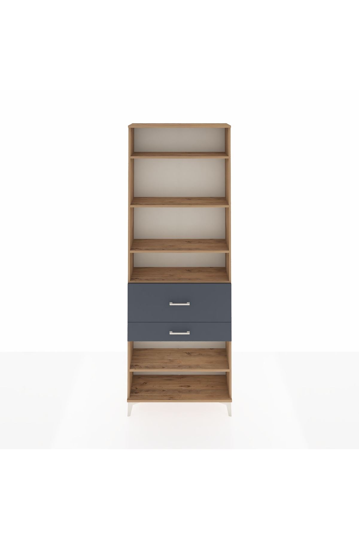 Arges Dolap 5 Raflı 2 Çekmeceli 88x30x243 - S33M080V8A