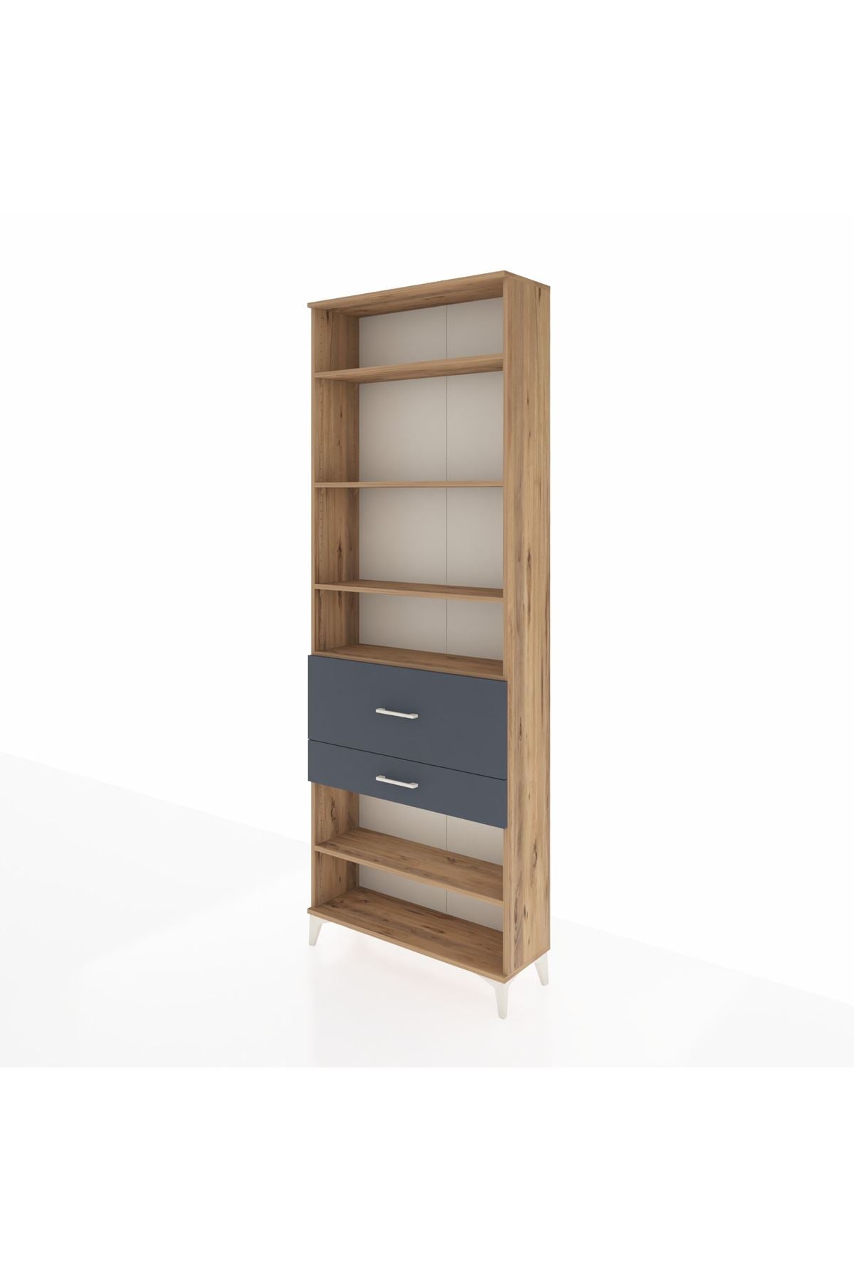 Arges Dolap 5 Raflı 2 Çekmeceli 88x30x243 - S33M080V8A