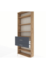 Arges Dolap 5 Raflı 2 Çekmeceli 88x30x243 - S33M080V8A