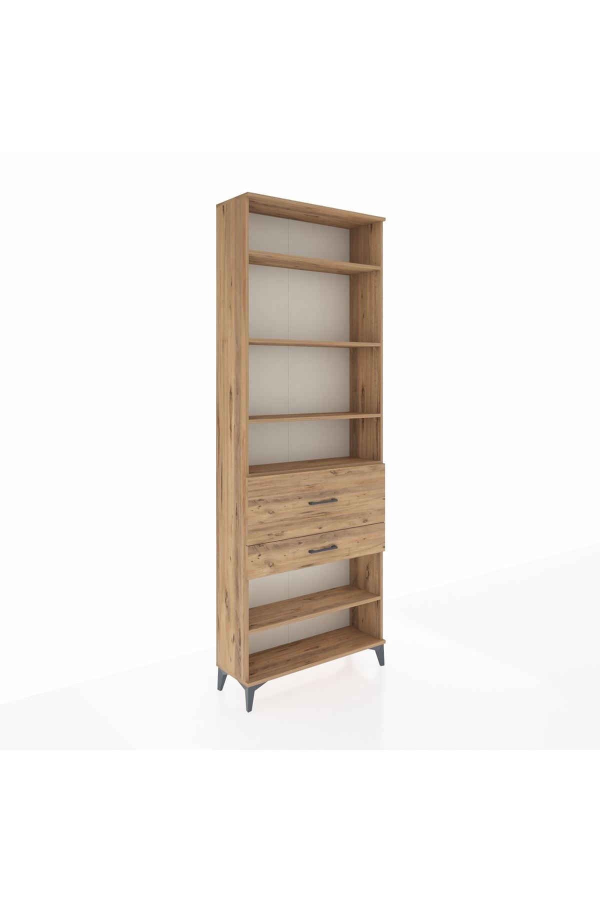 Arges Dolap 5 Raflı 2 Çekmeceli 88x30x243 - S33M080V9A