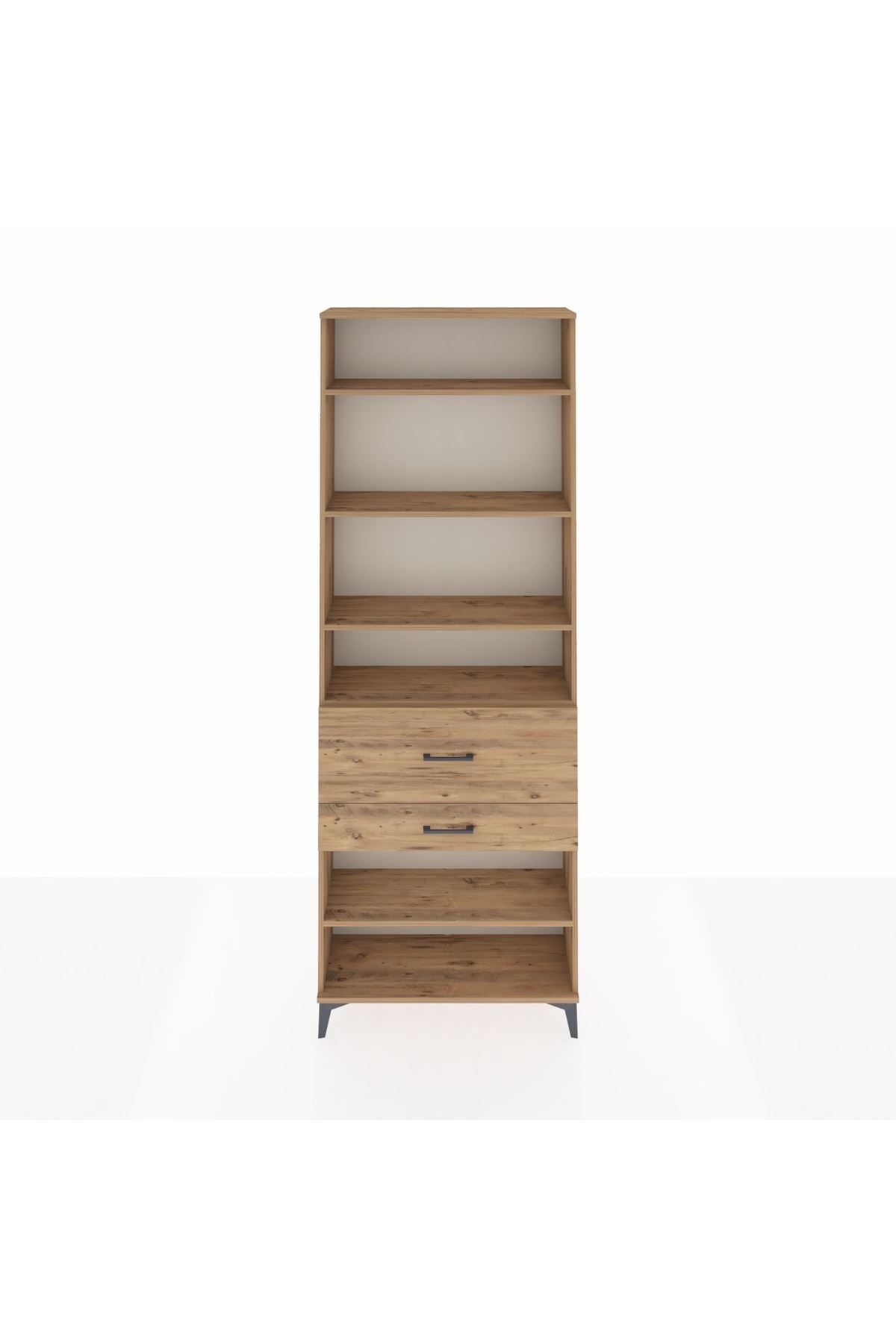 Arges Dolap 5 Raflı 2 Çekmeceli 88x30x243 - S33M080V9A
