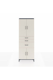 Arges Dolap 4 Raflı 3 Çekmeceli 4 Kapaklı 88x30x243 - S33M081V4A