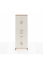 Arges Dolap 4 Raflı 3 Çekmeceli 4 Kapaklı 88x30x243 - S33M081V7A