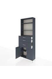 Arges Dolap 4 Raflı 3 Çekmeceli 2 Kapaklı 88x30x243 - S33M082V5A
