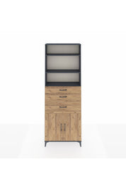 Arges Dolap 4 Raflı 3 Çekmeceli 2 Kapaklı 88x30x243 - S33M082V6A