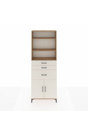 Arges Dolap 4 Raflı 3 Çekmeceli 2 Kapaklı 88x30x243 - S33M082V7A