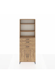 Arges Dolap 4 Raflı 3 Çekmeceli 2 Kapaklı 88x30x243 - S33M082V9A
