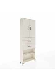 Arges Dolap 4 Raflı 3 Çekmeceli 2 Kapaklı 88x30x243 - S33M083V1A
