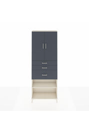 Arges Dolap 4 Raflı 3 Çekmeceli 2 Kapaklı 88x30x243 - S33M083V2A