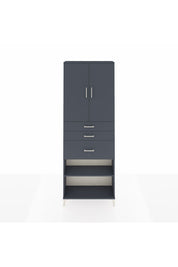 Arges Dolap 4 Raflı 3 Çekmeceli 2 Kapaklı 88x30x243 - S33M083V5A