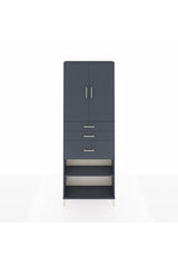 Arges Dolap 4 Raflı 3 Çekmeceli 2 Kapaklı 88x30x243
