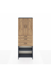 Arges Dolap 4 Raflı 3 Çekmeceli 2 Kapaklı 88x30x243 - S33M083V6A