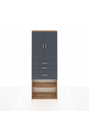 Arges Dolap 4 Raflı 3 Çekmeceli 2 Kapaklı 88x30x243 - S33M083V8A