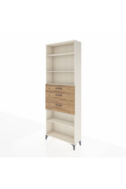 Arges Dolap 4 Raflı 3 Çekmeceli 88x30x243 - S33M084V3A