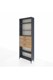 Arges Dolap 4 Raflı 3 Çekmeceli 88x30x243 - S33M084V6A