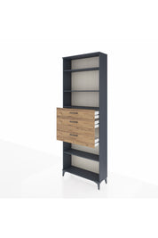 Arges Dolap 4 Raflı 3 Çekmeceli 88x30x243 - S33M084V6A