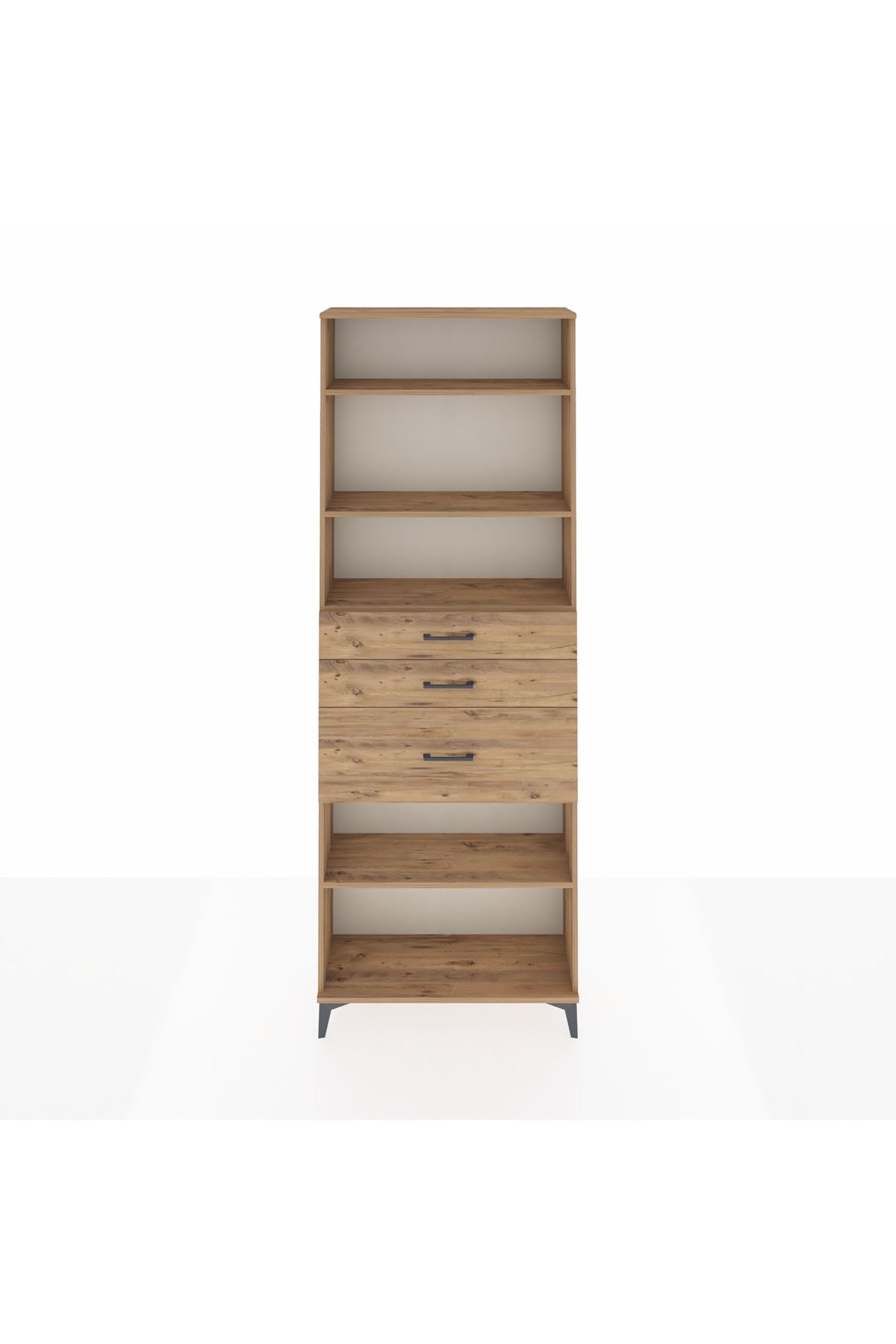 Arges Dolap 4 Raflı 3 Çekmeceli 88x30x243 - S33M084V9A