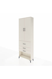 Arges Dolap 4 Raflı 3 Çekmeceli 2 Kapaklı 88x30x243 - S33M087V1A