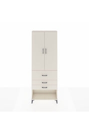 Arges Dolap 4 Raflı 3 Çekmeceli 2 Kapaklı 88x30x243 - S33M087V1A