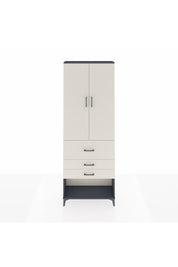 Arges Dolap 4 Raflı 3 Çekmeceli 2 Kapaklı 88x30x243 - S33M087V4A