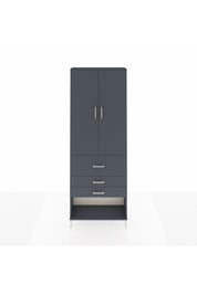 Arges Dolap 4 Raflı 3 Çekmeceli 2 Kapaklı 88x30x243 - S33M087V5A