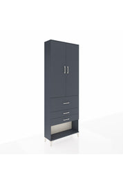 Arges Dolap 4 Raflı 3 Çekmeceli 2 Kapaklı 88x30x243 - S33M087V5A