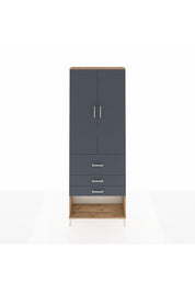 Arges Dolap 4 Raflı 3 Çekmeceli 2 Kapaklı 88x30x243 - S33M087V8A