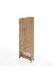 Arges Dolap 4 Raflı 3 Çekmeceli 2 Kapaklı 88x30x243 - S33M087V9A