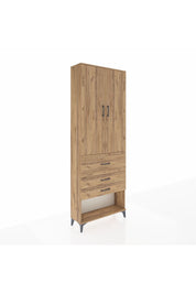Arges Dolap 4 Raflı 3 Çekmeceli 2 Kapaklı 88x30x243 - S33M087V9A
