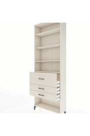 Arges Dolap 4 Raflı 3 Çekmeceli 88x30x243 - S33M088V1A
