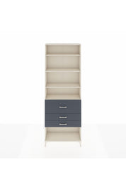 Arges Dolap 4 Raflı 3 Çekmeceli 88x30x243 - S33M088V2A