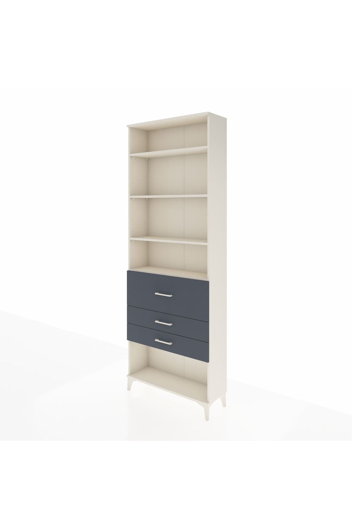 Arges Dolap 4 Raflı 3 Çekmeceli 88x30x243 - S33M088V2A