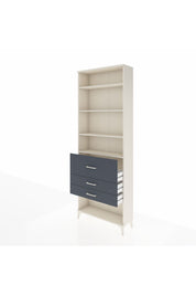 Arges Dolap 4 Raflı 3 Çekmeceli 88x30x243 - S33M088V2A
