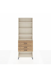 Arges Dolap 4 Raflı 3 Çekmeceli 88x30x243 - S33M088V3A
