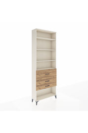 Arges Dolap 4 Raflı 3 Çekmeceli 88x30x243 - S33M088V3A