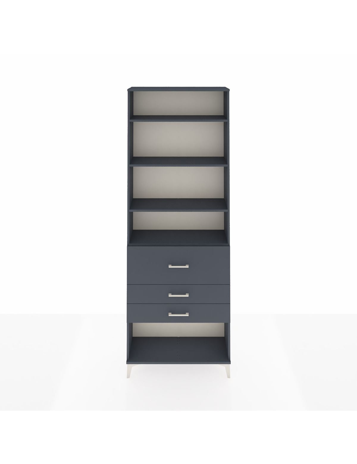 Arges Dolap 4 Raflı 3 Çekmeceli 88x30x243 - S33M088V5A