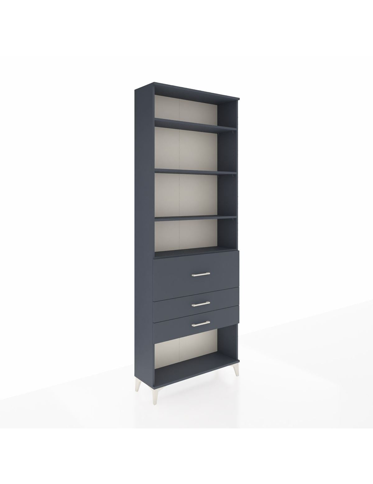 Arges Dolap 4 Raflı 3 Çekmeceli 88x30x243 - S33M088V5A