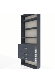 Arges Dolap 4 Raflı 3 Çekmeceli 88x30x243 - S33M088V5A
