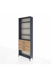 Arges Dolap 4 Raflı 3 Çekmeceli 88x30x243 - S33M088V6A