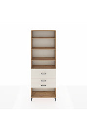 Arges Dolap 4 Raflı 3 Çekmeceli 88x30x243 - S33M088V7A